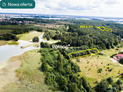 Działka budowlana Chruściele k. Ełku plaża