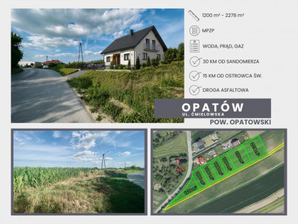 Działka Opatów ul. Ćmielowska
