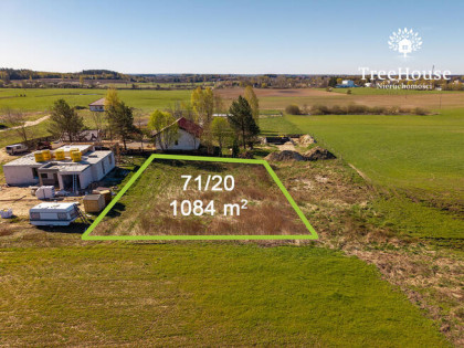 Ruszajny Barczewo – działka z WZ i mediami 1084 m2