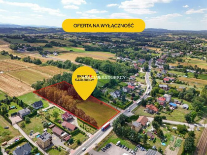 Działka usługowa Facimiech gm. Skawina