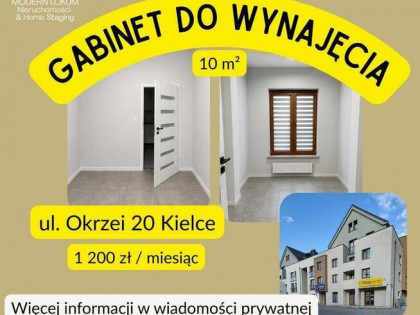 Gabinet na wynajem - Kielce ul. Okrzei 20