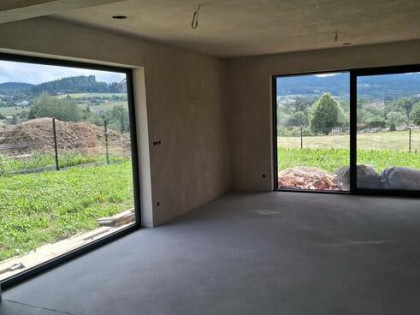 Dom 120m² parterowy do wykonczenia piękny krajobraz beskid w