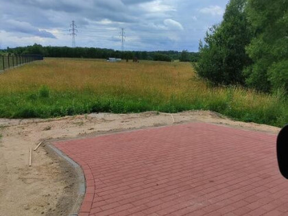 Działka budowlana 1231m2, media, utwardzony zjazd- bezpośre.