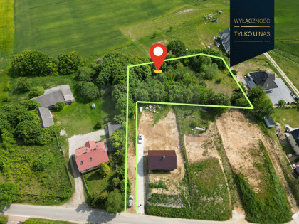 Działka 2 332 m² z WZ, gmina Somonino