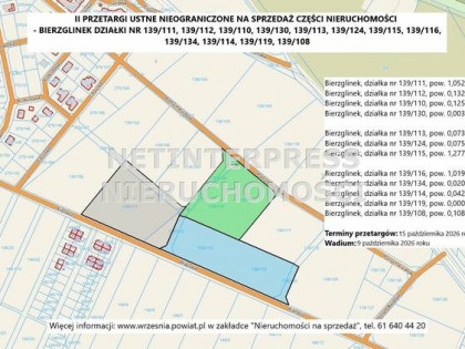 Działka Września Bierzglinek