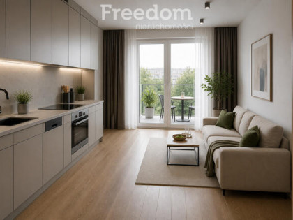 2 pokoje z balkonem, 35,73 m², ul. Pastelowa