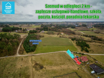 Działka budowlana Grabowiec gm. Szemud, Dolna