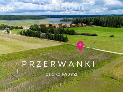 Działka 1490 m² z WZ, widokiem na jezioro | Mazury