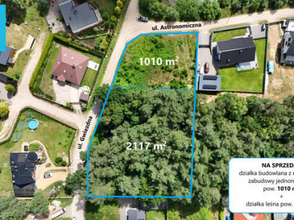 Działka budowlana Gościcino gm. Wejherowo, Gwiezdna