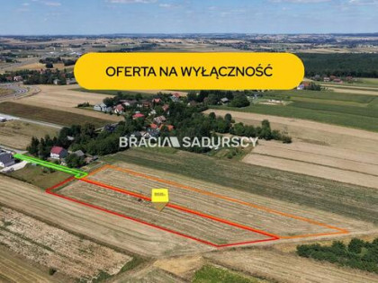 Działka budowlana Zalesie gm. Iwanowice