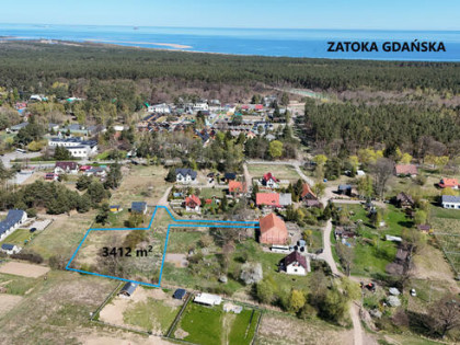 Działka budowlana Mikoszewo gm. Stegna, Leśna