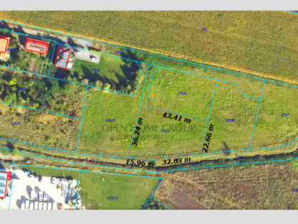 Domasław, Bielany, działka budowlana 1550 m2