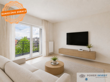Nowe 3‑pok. mieszkanie 57,5 m² z balkonem