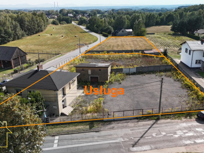 Dom na dużej działce pod inwestycję usługowe 5864m2 działki