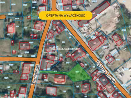 Działka budowlana Kraków Podgórze Duchackie, Wola Duchacka, Turniejowa