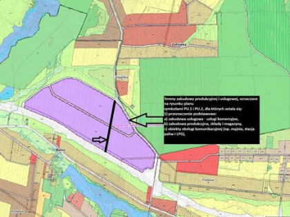 Działka usługowa Bieliny Belno
