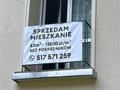 Sprzedam mieszkanie 3-pokojowe z balkonem – 63 m²