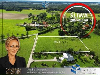 Działka budowlana Śliwa gm. Zalewo