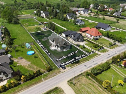 Dom wolnostojący 400m2 Działka 23a Brunary Gorlice