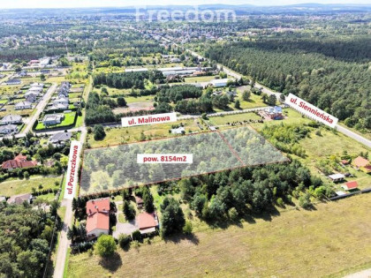 Działka budowlano-rolna 8154m2 ogrodzona