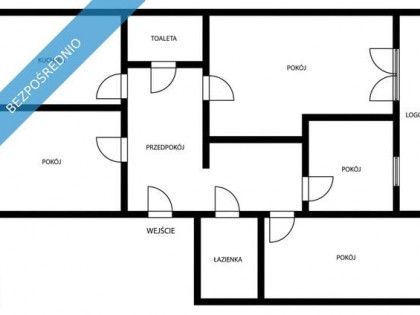 Bezpośrednio - 4 pokoje i kuchnia - 67,6 m² - Nowe Miasto, Podwisłocze