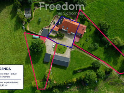 Połowa Domu z dużym ogrodem i garażem