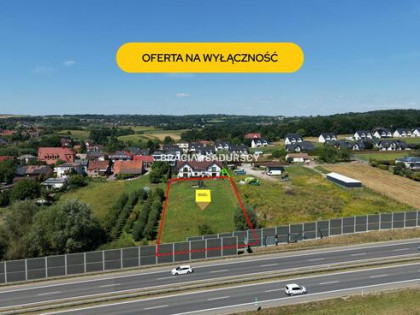 Działka budowlana Modlniczka gm. Wielka Wieś, Świętej Faustyny