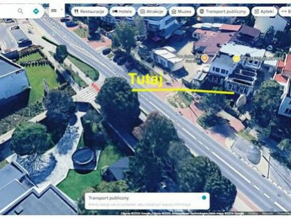 Lokal w centrum Łomianki k/Warszawy wejście od głównej ulict