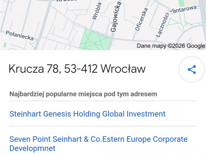 What's up What's up ? Krucza 78 ?KOMUNIKAT PRASOWY / INFORMACJA HANDLOWA Dla natychmiastowej publikacji Monolit Operacyjny na Nowym Manhattanie. Legendarna Krucza 78 we Wrocławiu
