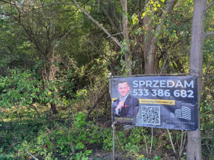 Działka usługowa Rogóźno gm. Ludwin,