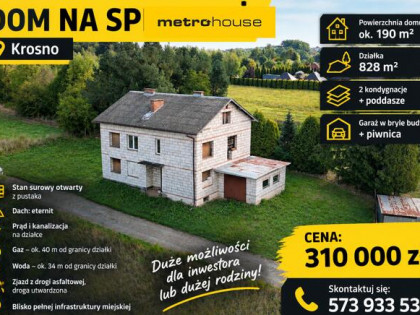 Dom w Krośnie na sprzedaż