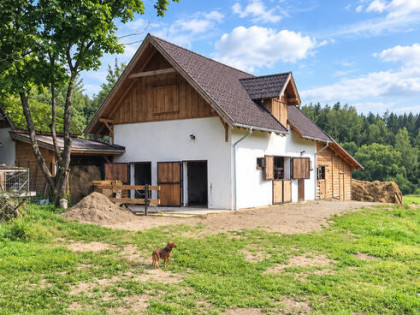 Stajnia, dom 3,5ha duża działka, linia brzegowa
