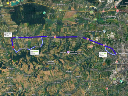 OLCHOWA – 2733 m² | 2 działki | pozwolenie na budowę 2 domów