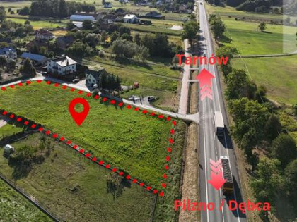 Działka rolno-budowlana Pogórska Wola gm. Skrzyszów