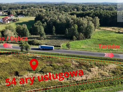 Działka usługowa Pogórska Wola gm. Skrzyszów