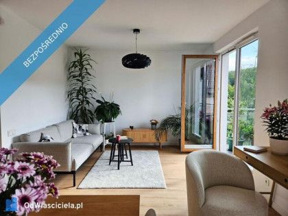 Dwupoziomowy apartament 66 m²| 2 tarasy| Wrzeszcz Górny | widok na las