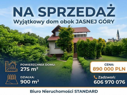 Dom wolnostojący blisko Jasnej Góry