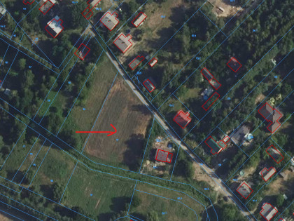 Działka w miejscowości Gaj, gmina Zabrodzie