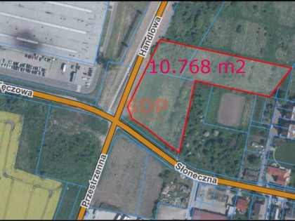 Działka usługowa Bielany Wrocławskie gm. Kobierzyce, Słoneczna
