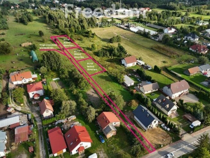 3 działki budowlane, media, MPZP, Aleksandrów!