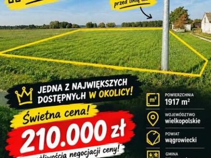 Działka budowlana z warunkami zabudowy - Bartodziej gm Wągro