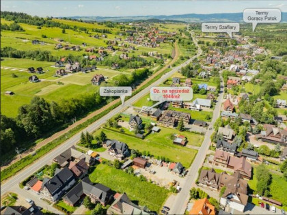 Działka z domem przy Zakopiance,  BIAŁY DUNAJEC