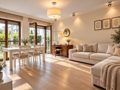 Apartament z ogrodem Wilanów Królewski