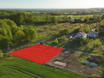 Uzbrojona działka budowlana w Głuchowicach pod dom, bliźniak