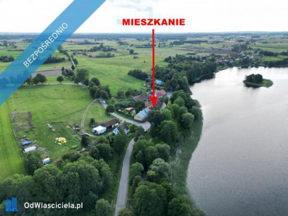 Super Okazja! Mazury, mieszkanie nad brzegiem jeziora.