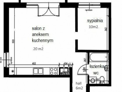 Wygodne 41m2, 2 pok. w Warszawie za 3500 zł/mc