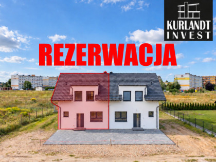 Nowoczesny dom w zabudowie bliźniaczej