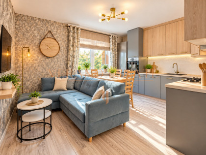 64 m² | parter | ogród 35 m² | garaż | teren zamknięty |