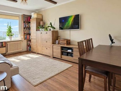 3 pokoje 48,4 m² IX piętro duży balkon Rubinkowo winda