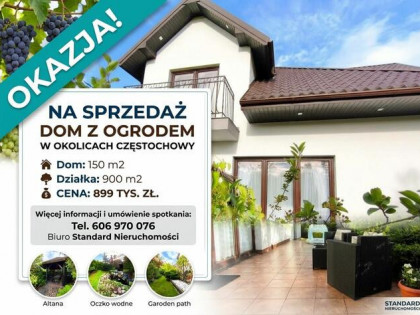 REZERWACJA, Atrakcyjny dom wolnostojący blisko miasta